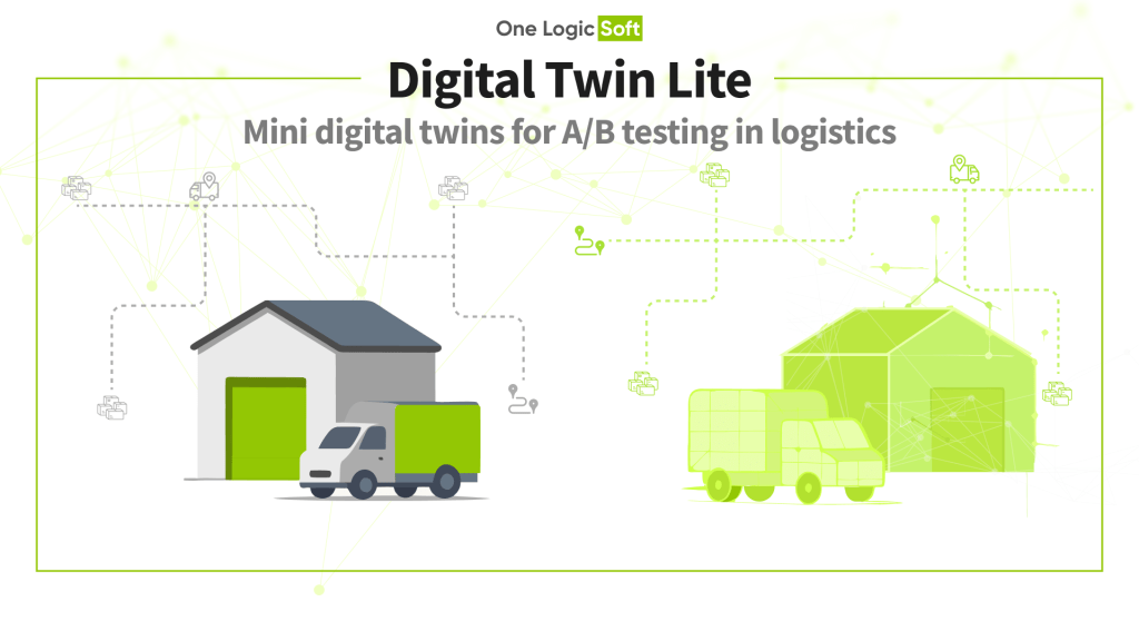 Digital Twin Lite: Mini Digital Twins for A/B Testing in Logistics