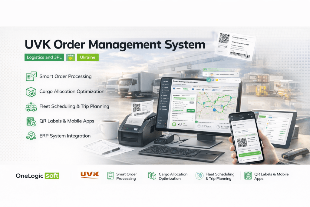 UVK order management system for logistics and 3PL delivery planning