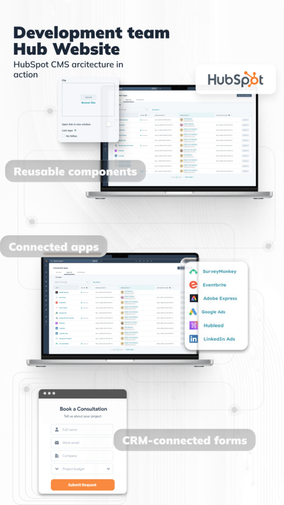 Case Connection: Development Team Hub Website