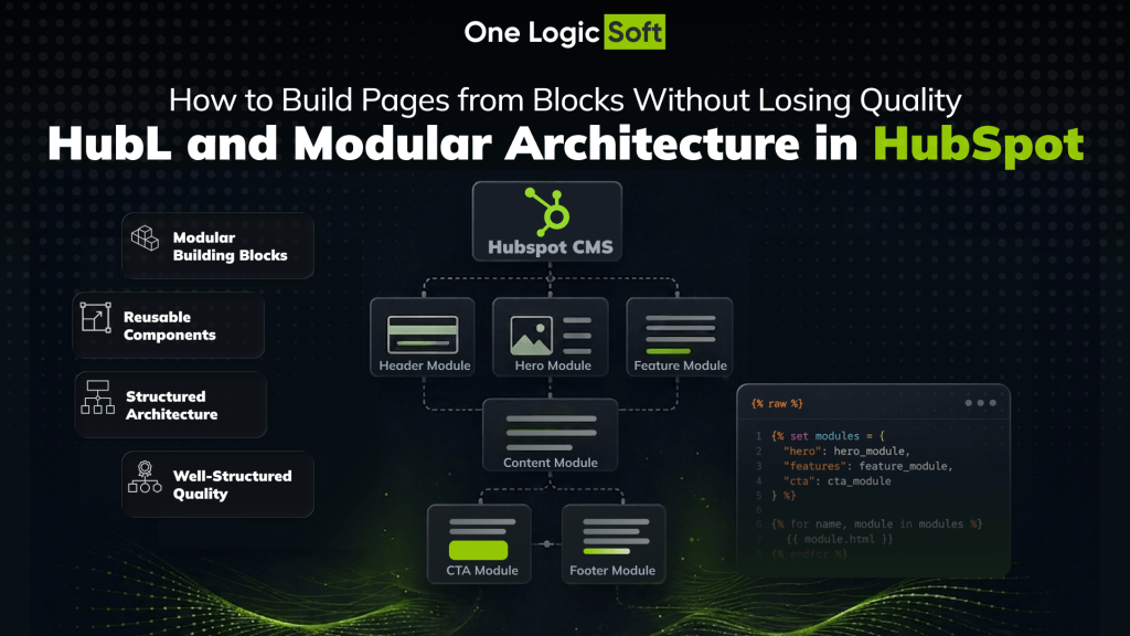 HubL and Modular Architecture in HubSpot: How to Build Pages from Blocks Without Losing Quality